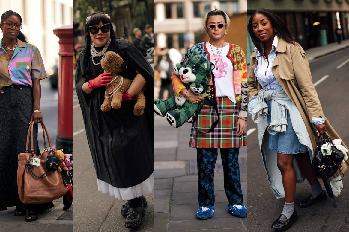 SS25-Streetstyle in London: Teddy-Look mal anders