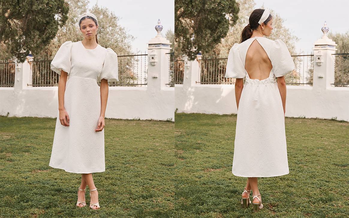 Polín et moi, vestido de novia “Camelia” de la colección “La belleza de una flor”.