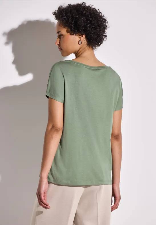 T-shirt avec texte sur film | Street One