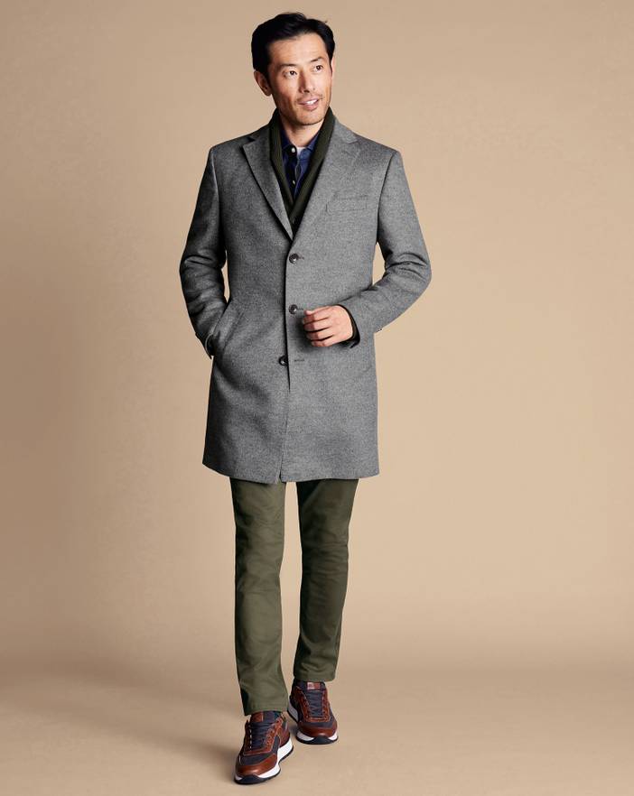 Men's Charles Tyrwhitt Overna coat | Charles Tyrwhitt