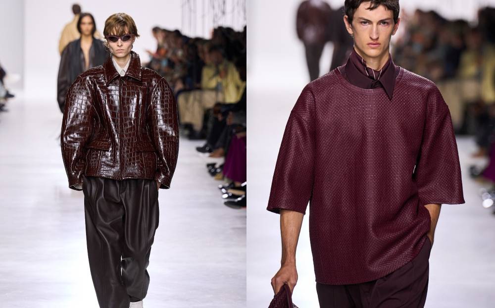 The Dark Colors Black Brown and Black Red at Bottega Veneta SS26 - Ready to Wear