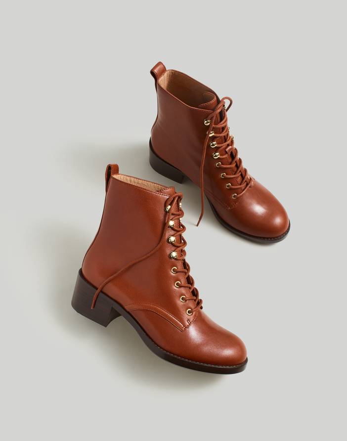 The Patti Lace-Up Boot | Madewell