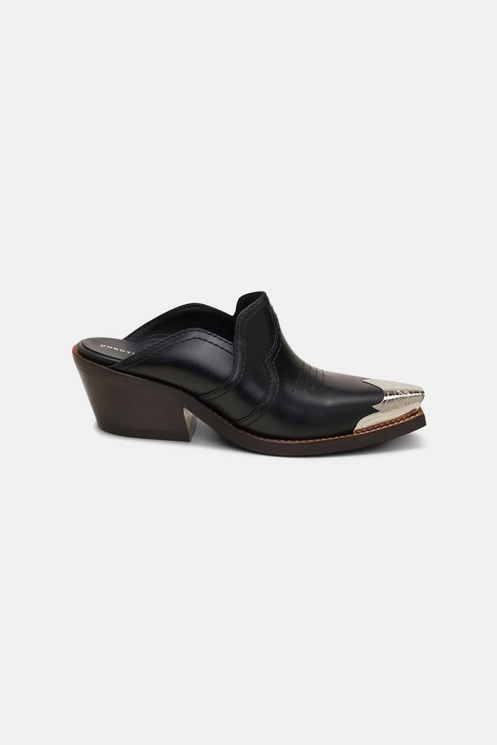 Calfskin mules with Western toe cap | dorothee schumacher