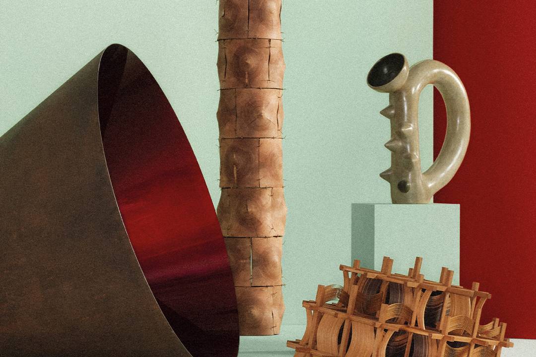 Gruppo di opere di artigianato selezionate come finaliste per il Loewe Foundation Craft Prize 2026.