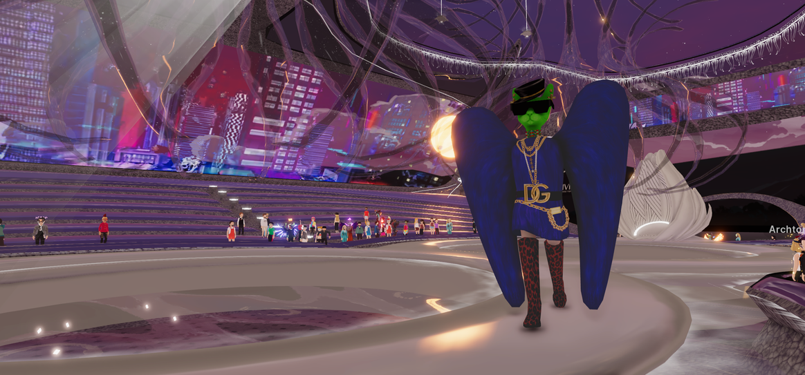 Dolce & Gabbana Metaverse Fashion Week 2022. Image: Decentraland, MVFW 22