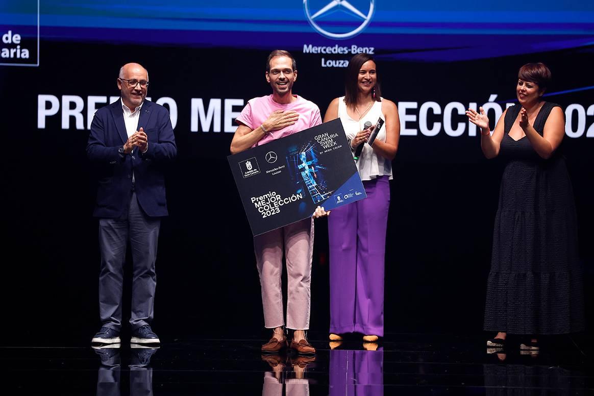 Arcadio, de Arcadio Domínguez, ganadora del premio a la Mejor Colección de Gran Canaria Swim Week by Moda Cálida 2023.