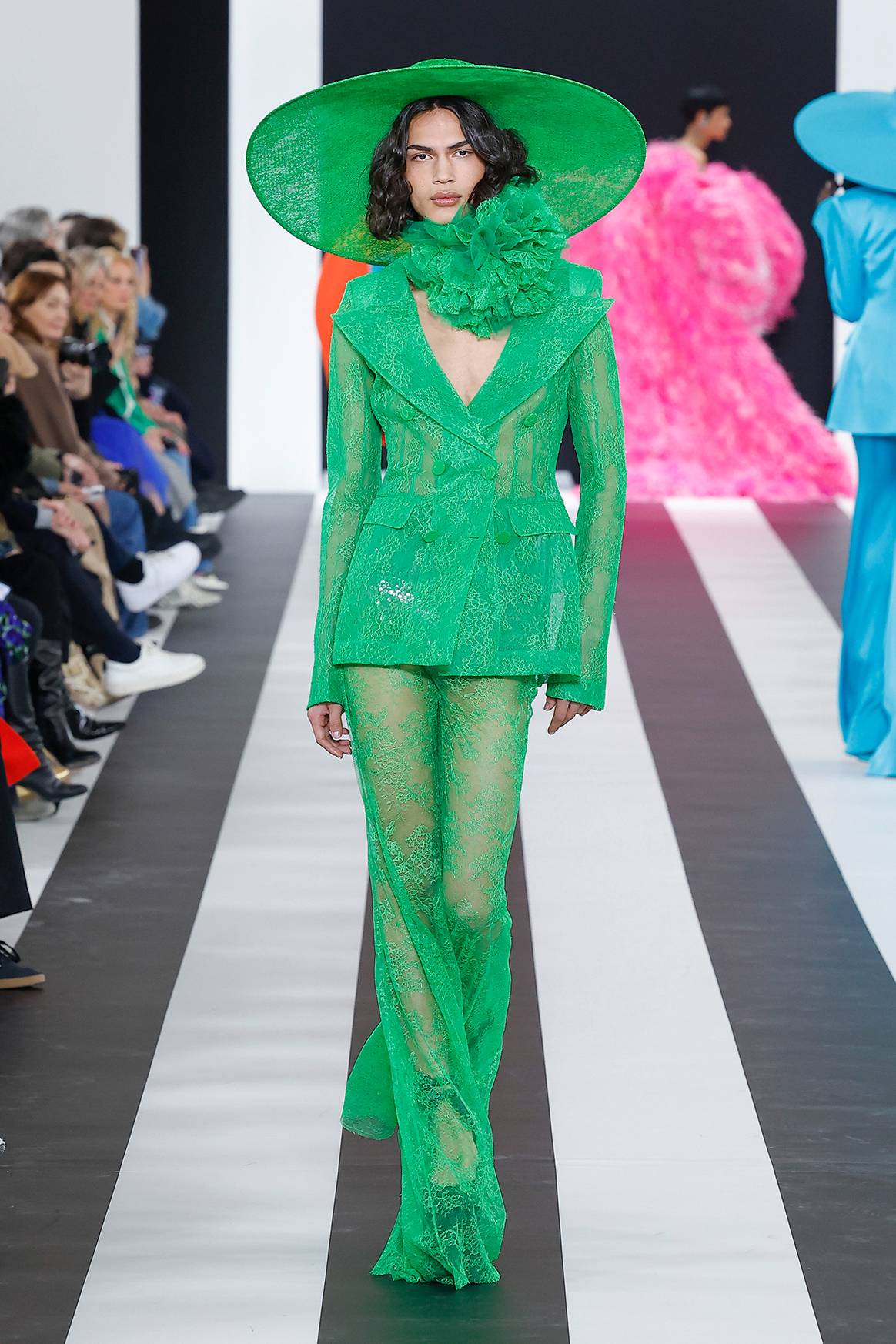 Photo Credits: Nina Ricci, colección Otoño/Invierno FW23. Desfile de la colección de debut de Harris Reed como director creativo de Nina Ricci, fotografía de cortesía.