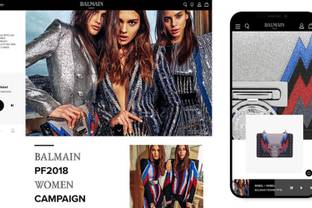 Balmain dévoile son nouveau site en partenariat avec Yoox Net-a-Porter