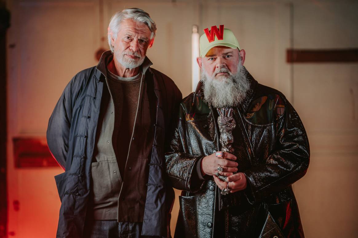 Chris Dercon and The Jury Prize winner Walter Van Beirendonck - photo by J. Van Belle - WBI