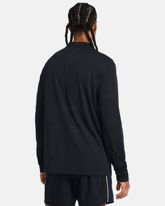 Vanish Elite Seamless Oberteil mit ¼ Zip für Herren Schwarz | Under Armour