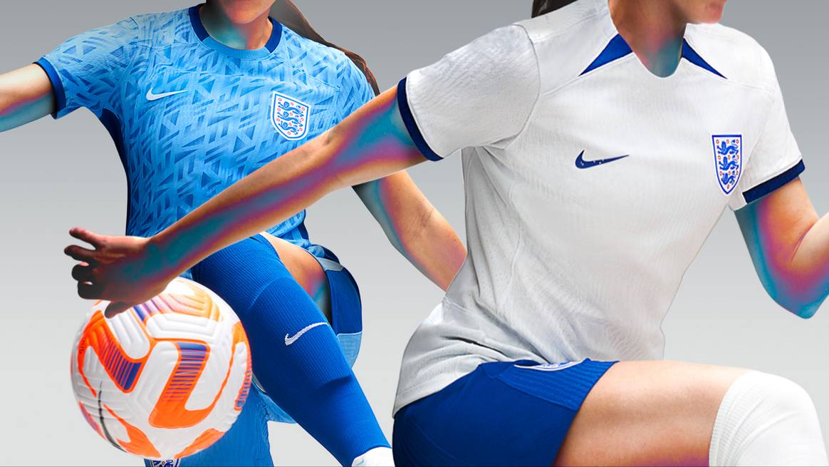 England Women's Home And Away Kits.