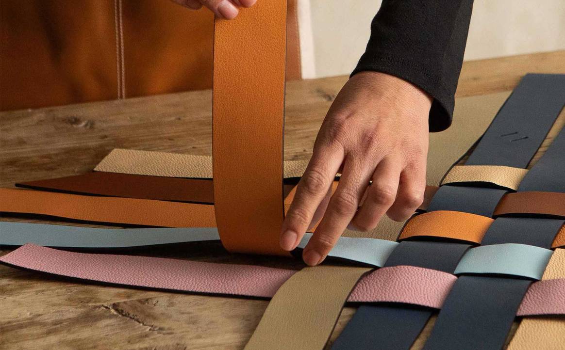 Loewe launches bag made from surplus leather