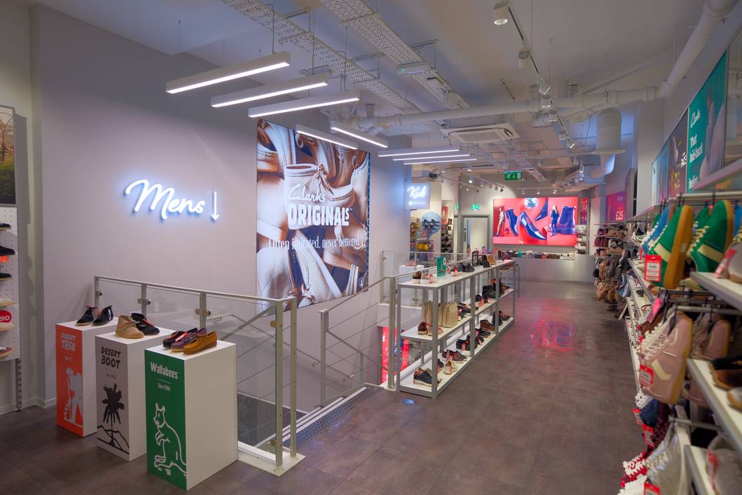Clarks Canvas store concept, Tottenham Court Road.
