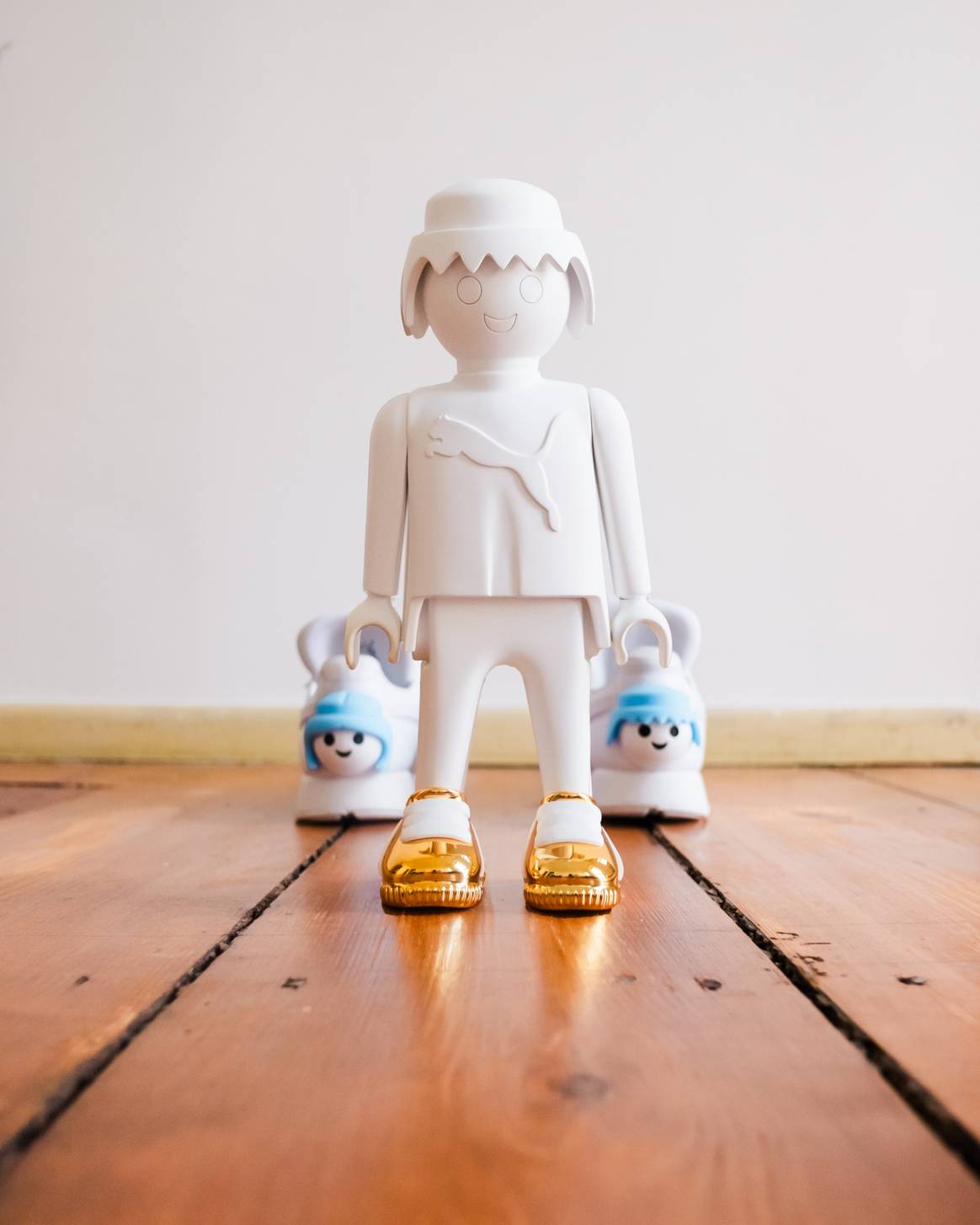 "Puma x Playmobil"-Sammelfigur von Künstler Leblon Delienne Bild: Puma/Playmobil