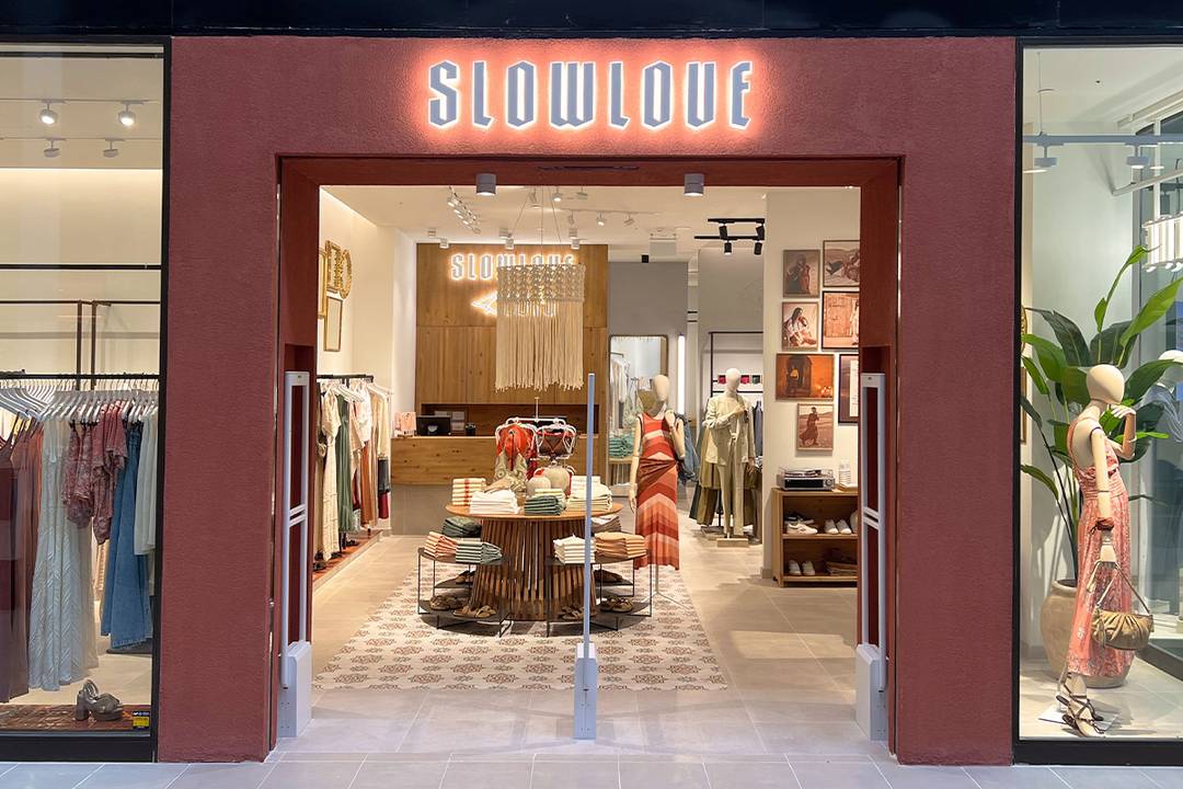 Tienda independiente de Slowlove en el centro comercial Moraleja Green de Alcobendas, Madrid (España).