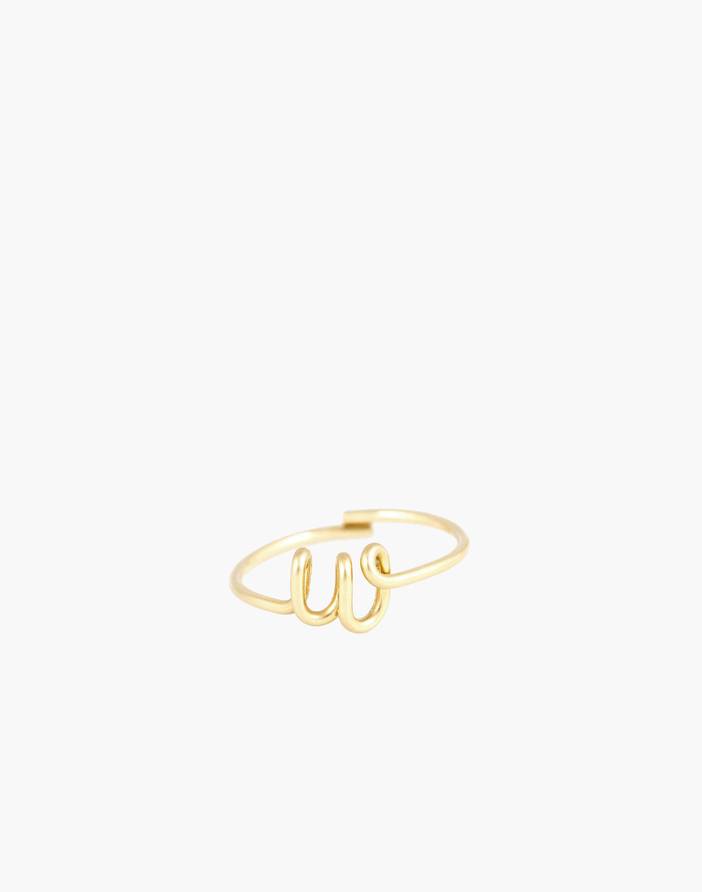 Atelier Paulin™ Poetic Letter Ring | Madewell