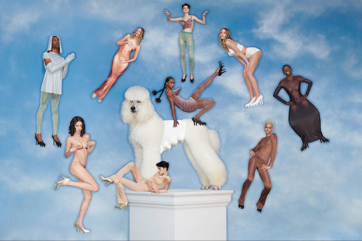 Image: Jean Paul Gaultier x Lotta Volkova by Johnny Dufort