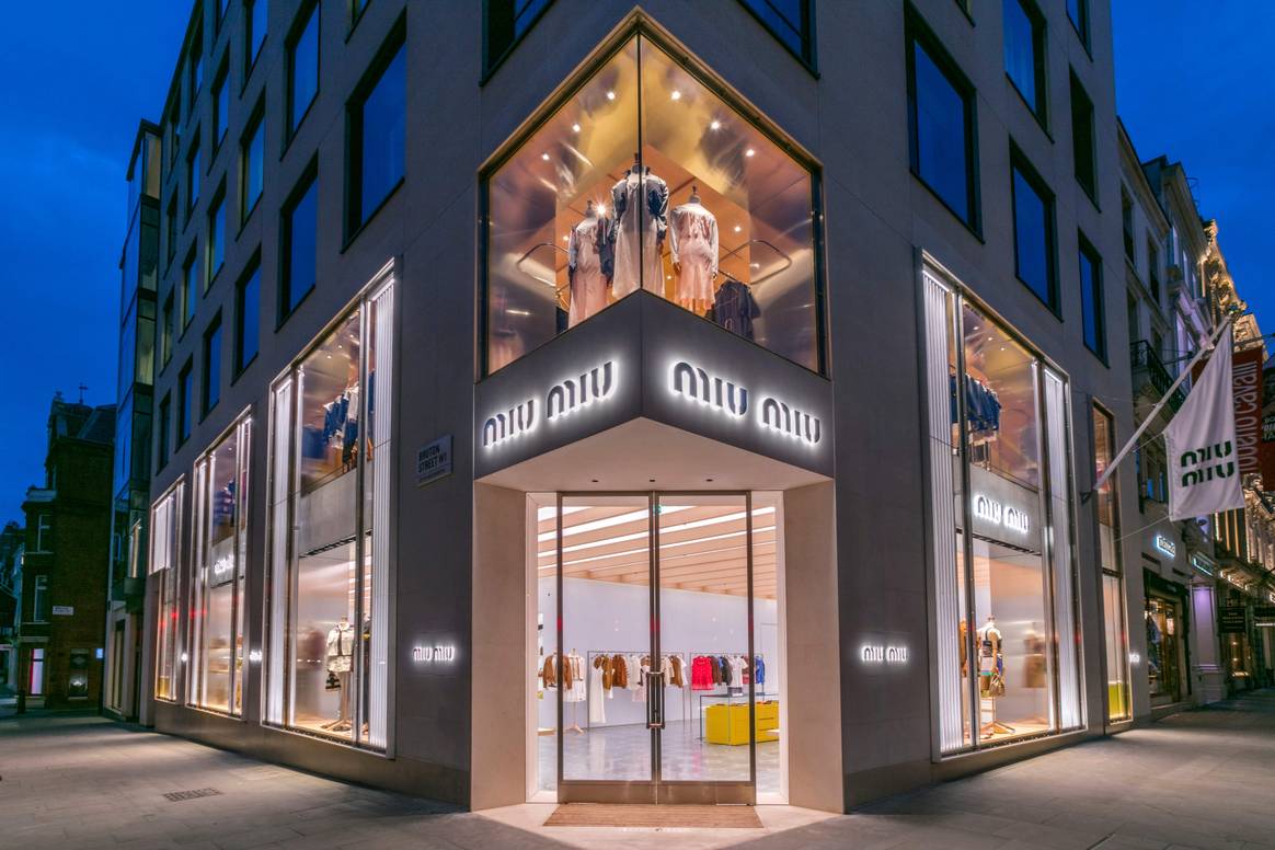 Miu Miu flagship on New Bond Street, London