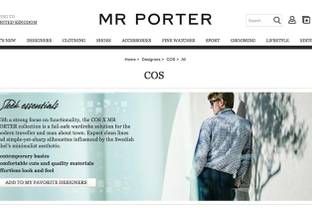 Mr Porter teams up with COS for capsule collection