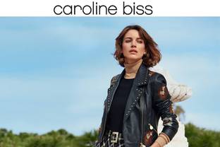 Prints all over met Caroline Biss