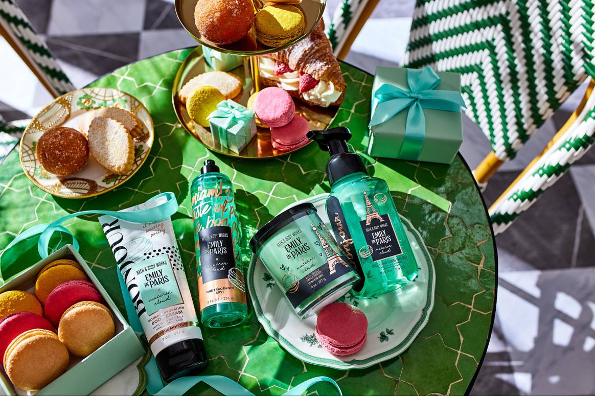 Bath & Body Works x Emily in Paris collection