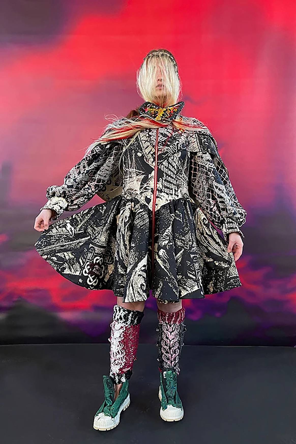 Photo Credits: Colección de Matty Bovan galardonada con el International Woolmark Prize y el Karl Lagerfeld Award for Innovation 2021. The International Woolmark Prize.