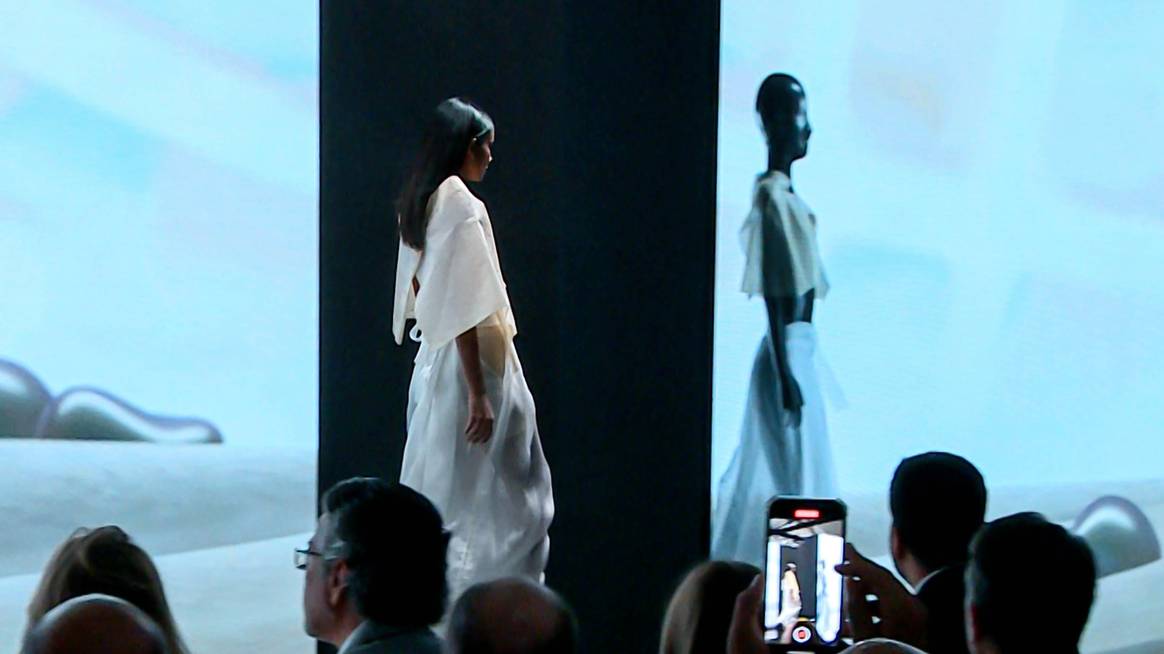 Image: Istituto Marangoni Dubai Metaverse Talents Fashion Show, courtesy of Istituto Marangoni.