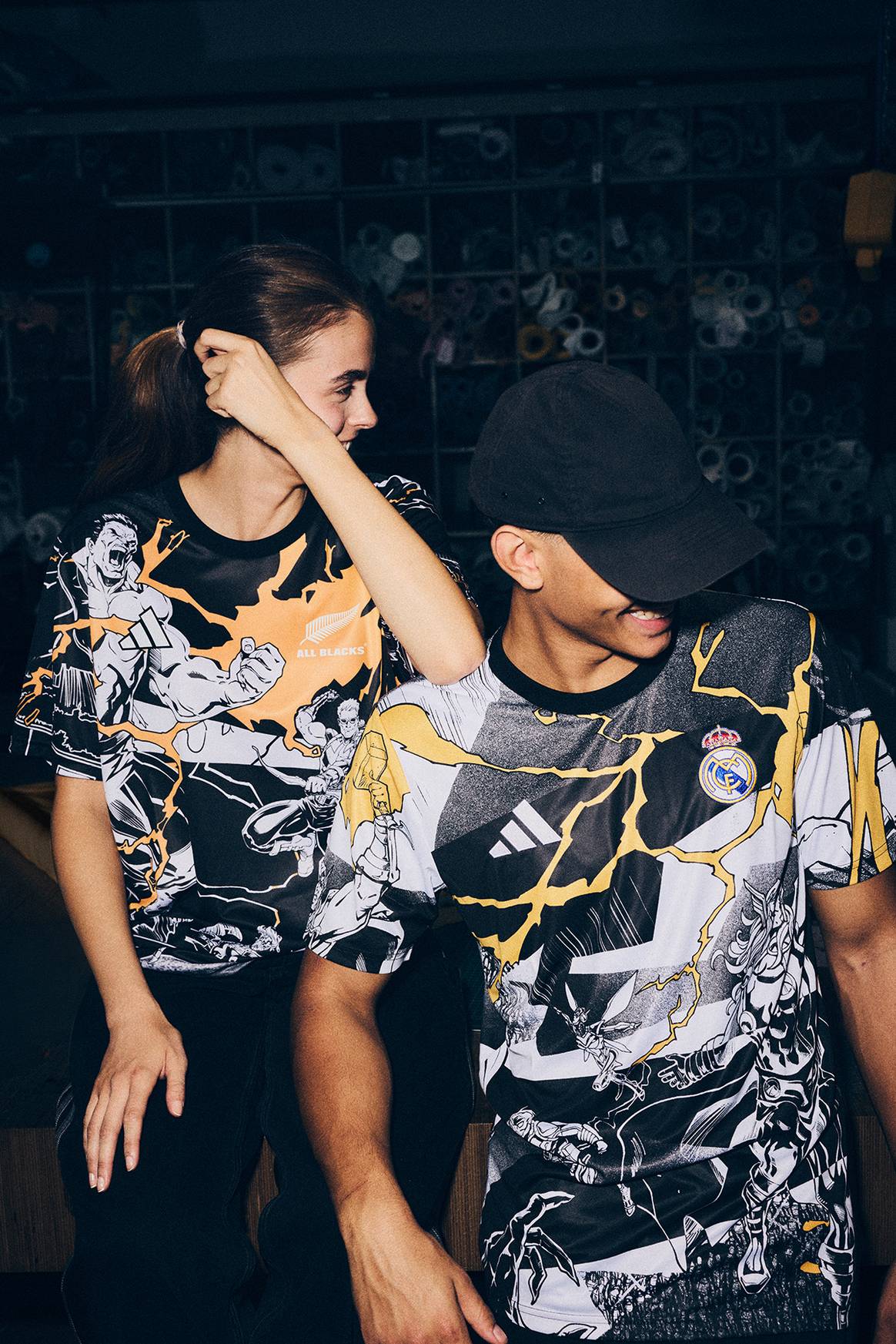 Colección cápsula colaborativa Marvel x Adidas x Real Madrid CF.