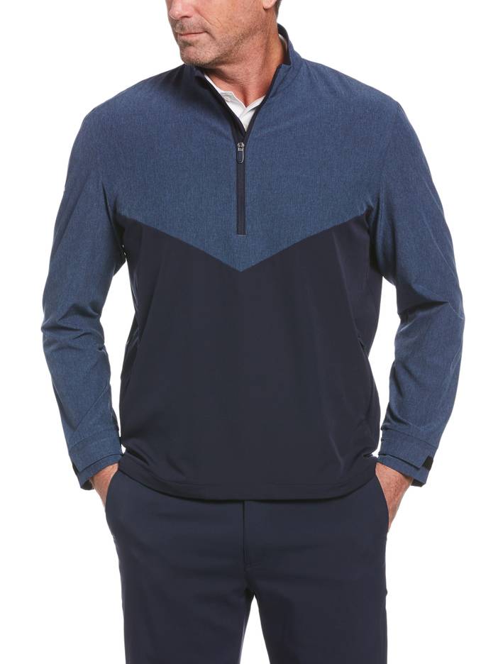 Men's Swing Tech™ Blocked 1/4 Zip Pullover Windbreaker | Callaway