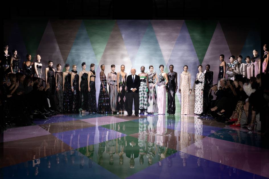 Giorgio Armani at Venice Film Festival Red Carpet