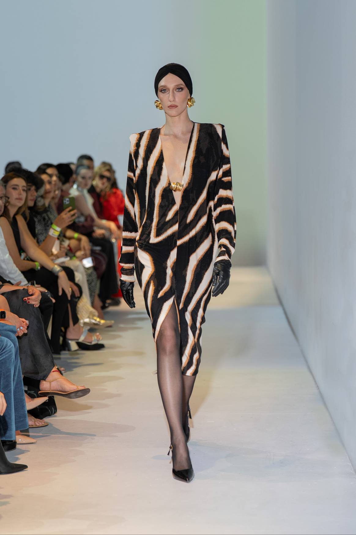 Esta versión de animal print le dio movimiento a las prendas.