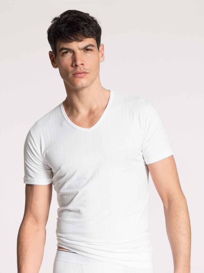 Pure & Style T-Shirt, V-Neck | CALIDA