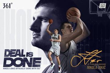 NBA star Nikola Jokić signs signature footwear deal with 361°