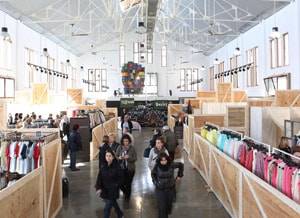 Moda en mercado modernista