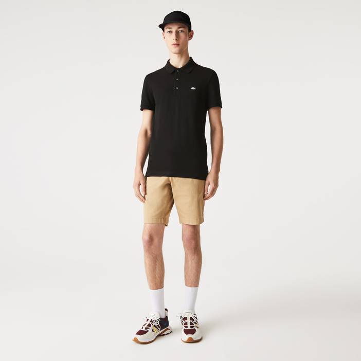 Slim Fit Lacoste-Polo aus dehnbarem Petit Piqué | Lacoste