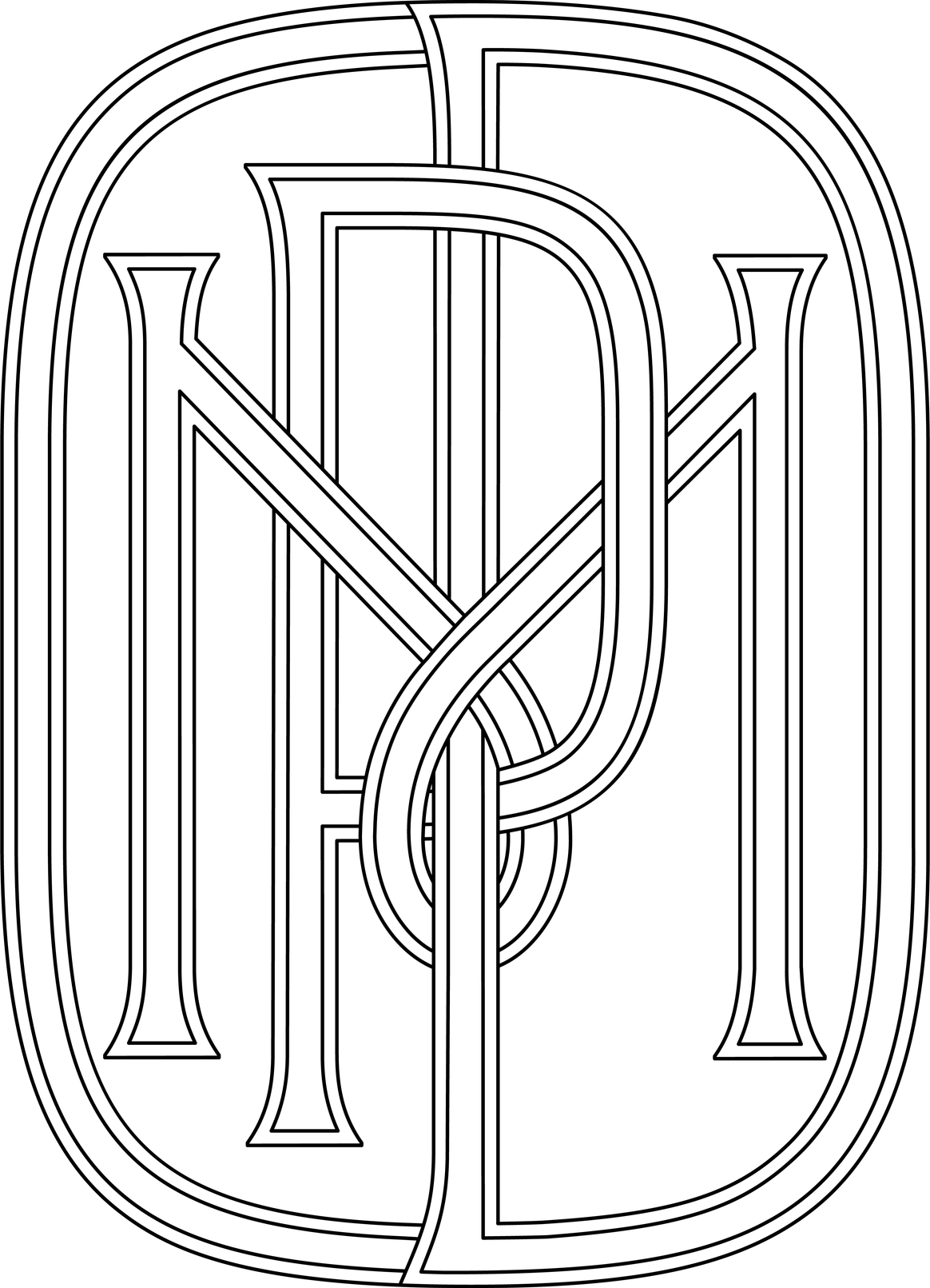 Patrick McDowell's new wordmark.