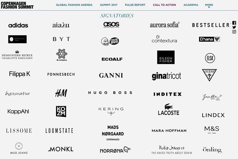 64 Brands setzen sich 143 Ziele für eine Kreislaufwirtschaft in der Mode