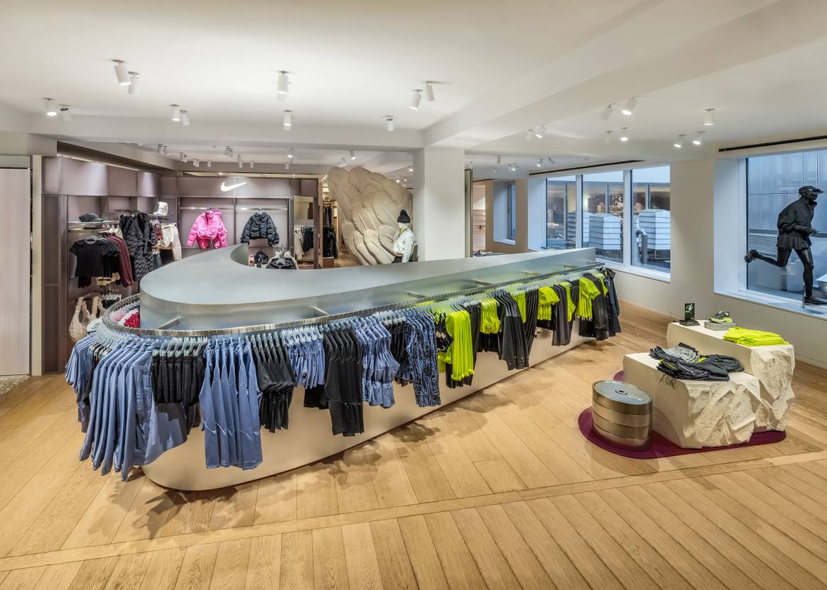 Nike womenswear concession in Selfridges, London