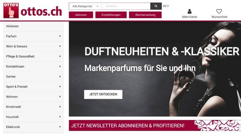 Otto-Versand kommt in die Schweiz