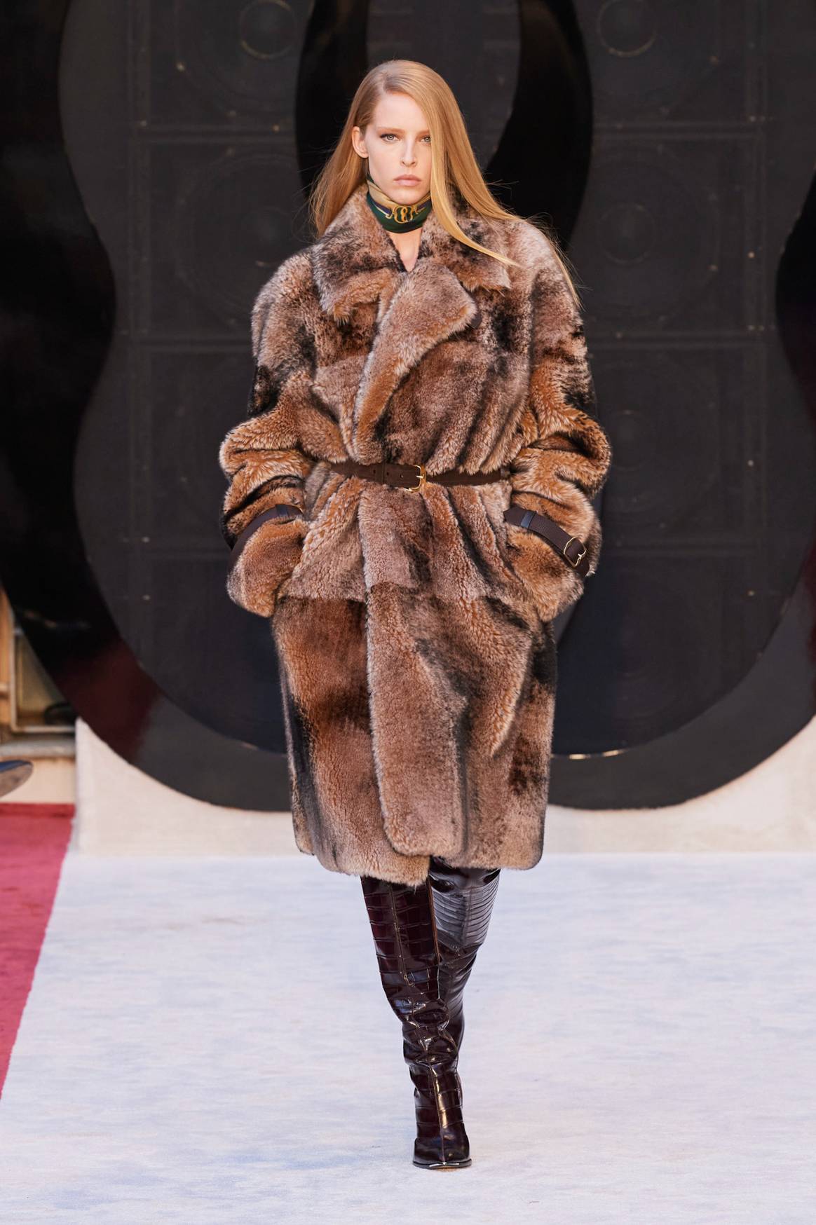 Bally FW23 fur coat