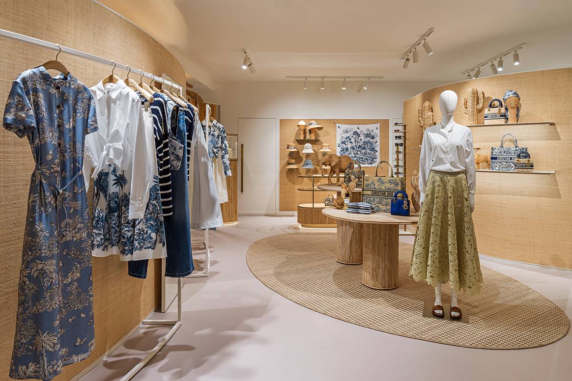 Tienda “resort” de Dior en Ibiza (España).