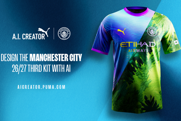 Puma and Manchester City launch AI football kit design platform