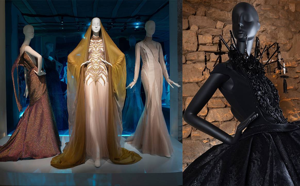 Courtesy of SCAD Lacoste. Right : ‘La sirène noire’ (‘the black swan’) dress.