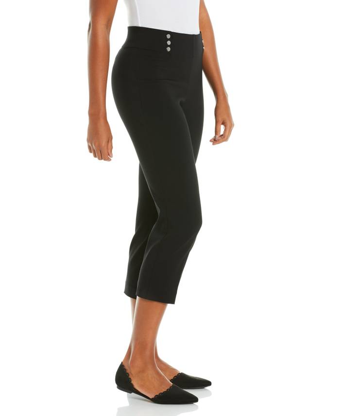 Women's Petite Pull-On Capri Pants | Rafaella