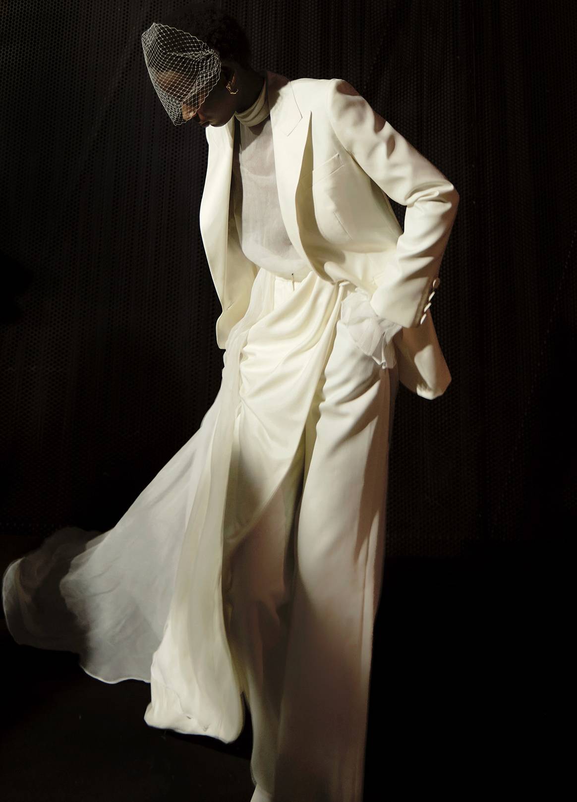 Desfile de presentación de la colección “Aldamar” de Ze García en el Museo Cristóbal Balenciaga de Guetaria (Guipúzcoa), el 8 de mayo de 2025.