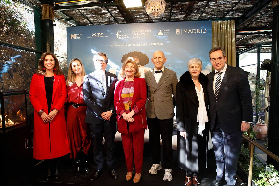 La delegada Engracia Hidalgo, durante la presentación de la Semana de la Moda de Madrid.