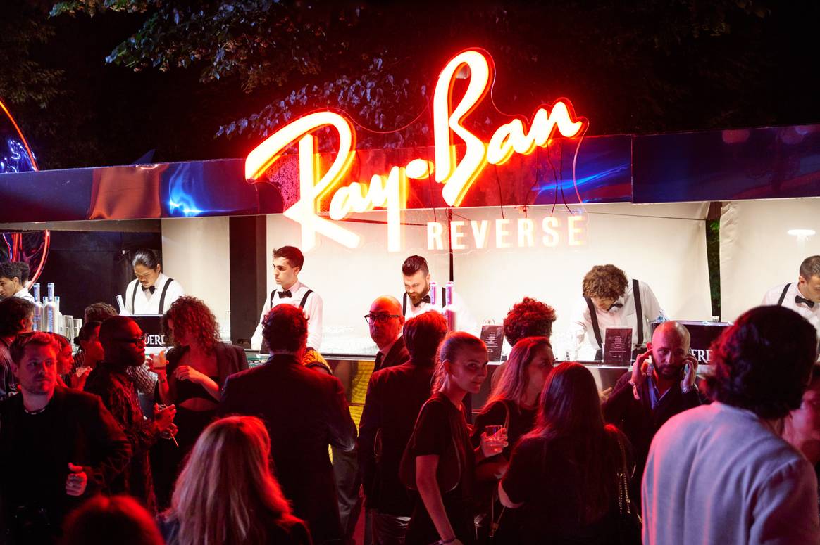 Credits: Ray-Ban after-party for 'Runway Icons' show. Image: Ray-Ban