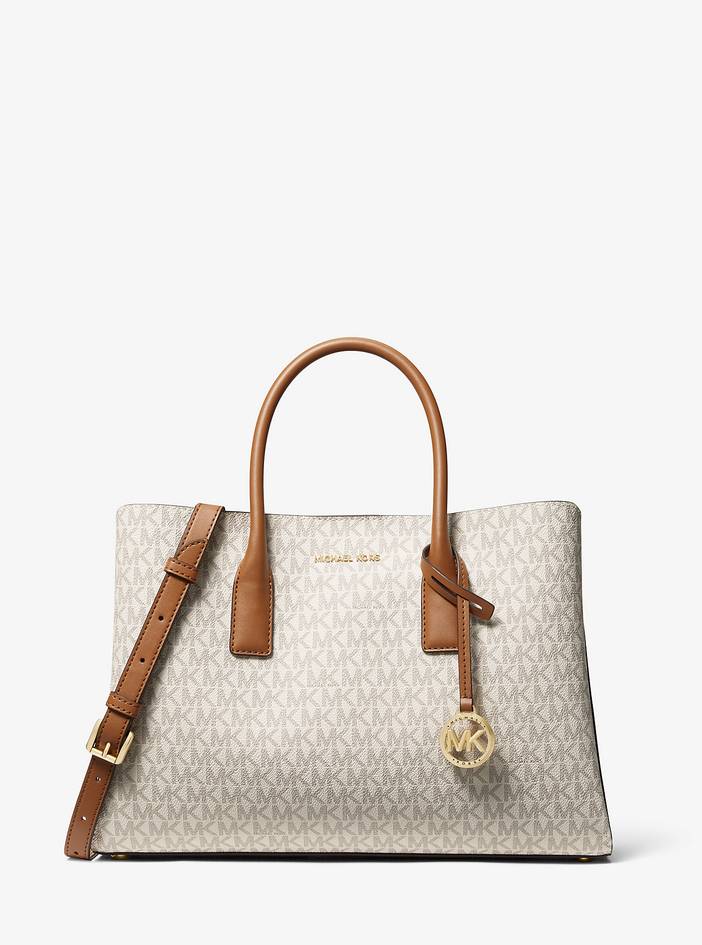 MK Ruthie Large Signature Logo Satchel | Michael Kors