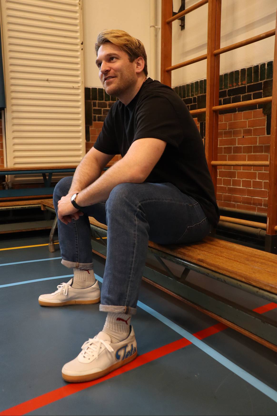Wout de Groot wears homemade shoes. Image via: Wout de Groot - Dutch Shoe Academy