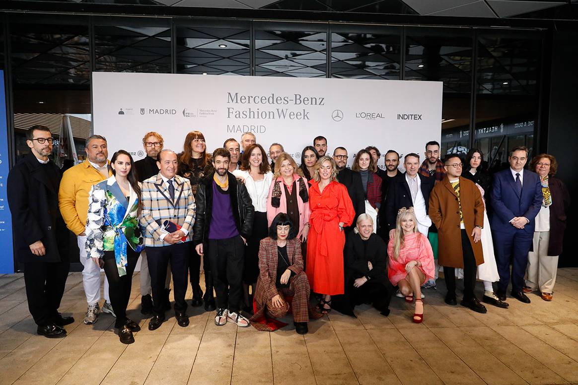 Rueda de prensa de presentación de la Semana de la Moda de Madrid de febrero de 2024.